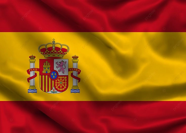 Spanish flag symbolizing international learning at the best German language institute in Calicut